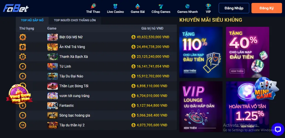 Nạp và rút tiền tại vnd789 code